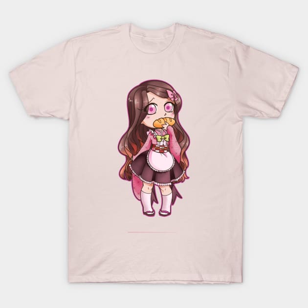 Nezuko Maid T-Shirt by MeikosArt